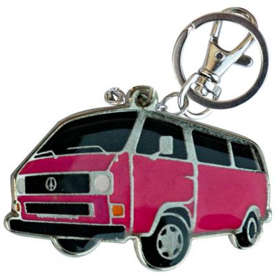 Retro kulcstart, Volkswagen VW Transporter T3, pink, rzsaszn Auts kult termkek alkatrsz vsrls, rak